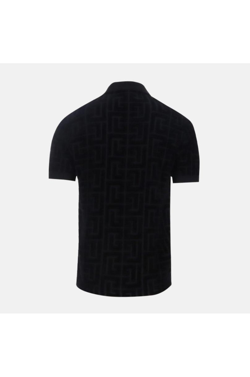 Monogramm-Poloshirt Balmain