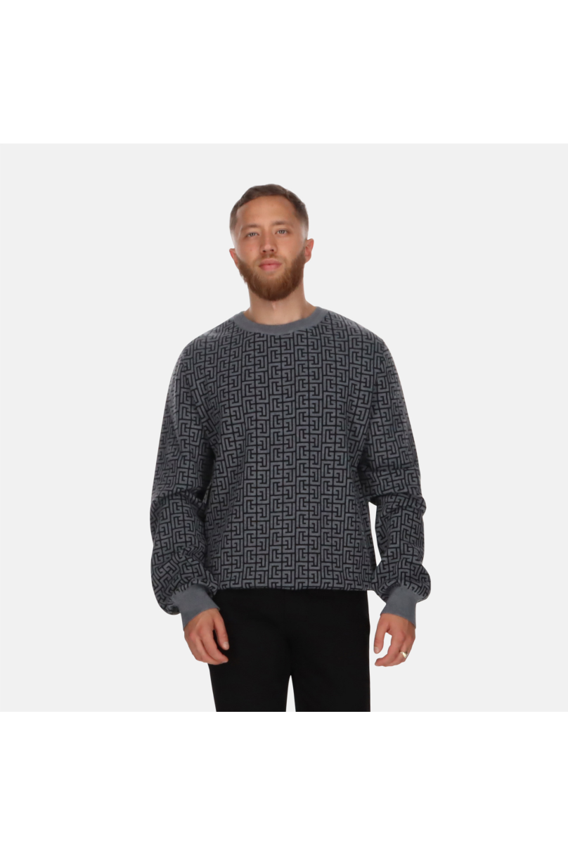 Monogramm-Pullover Balmain