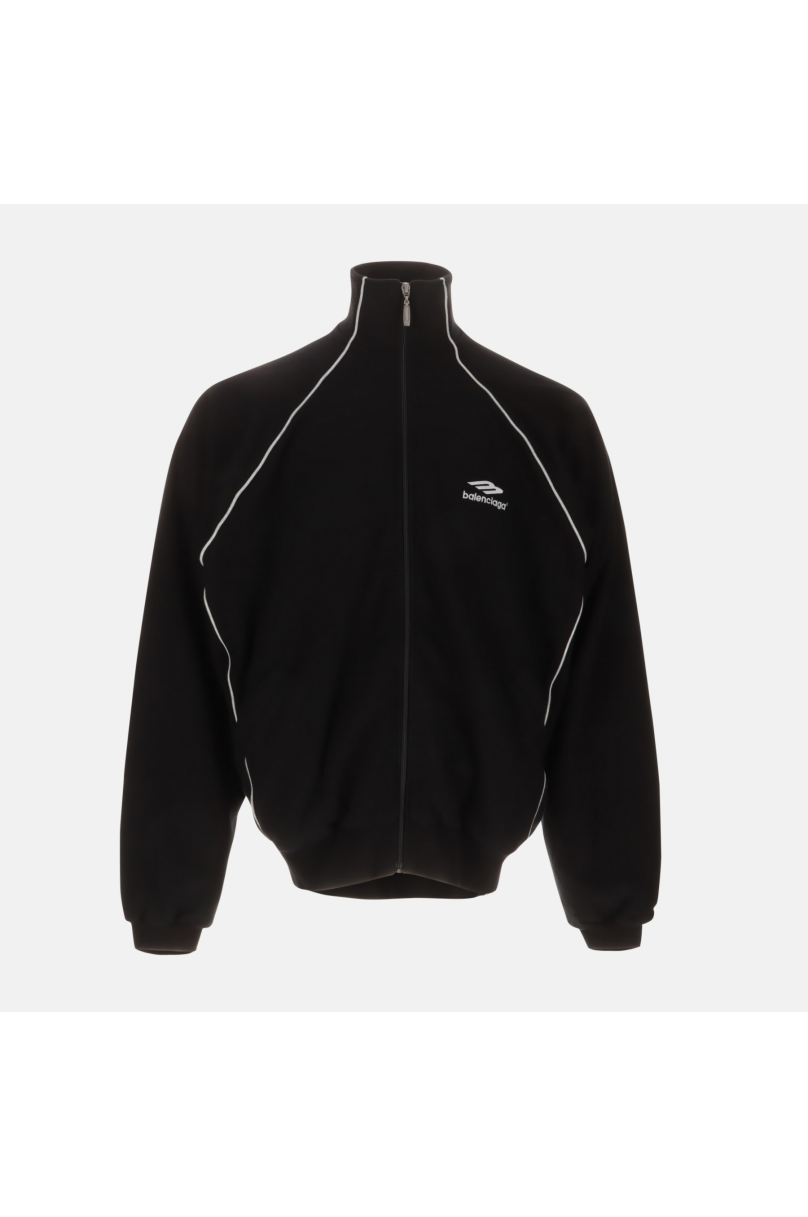 Balenciaga 3b Sports Icon Tracksuit Jacket in Black for Men  Lyst
