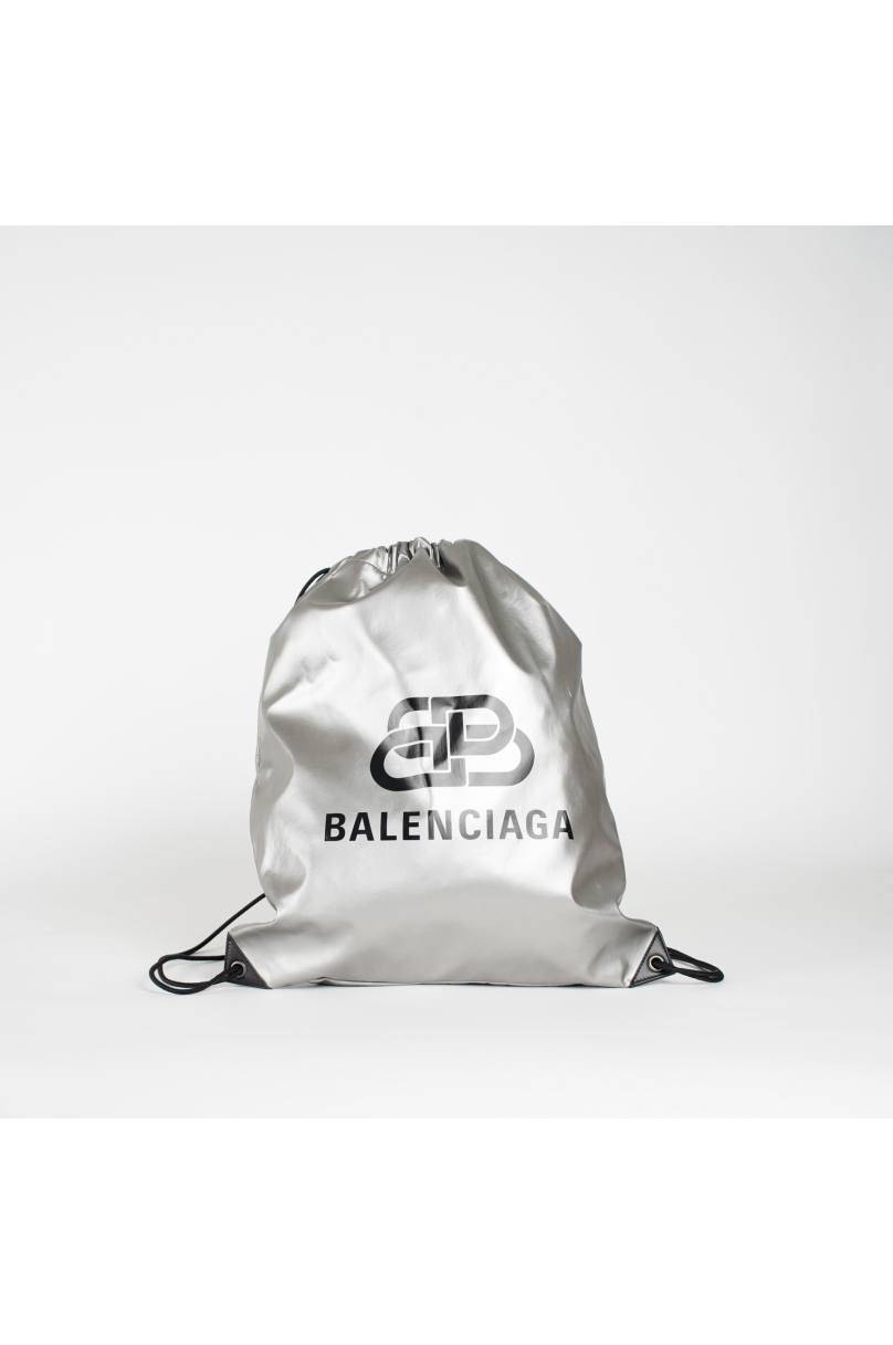 Balenciaga black Logo Explorer Backpack  Harrods UK