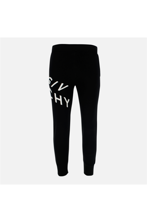 Givenchy Black Synthetic Logo Side Stripe Detail Track Pants M - ShopStyle