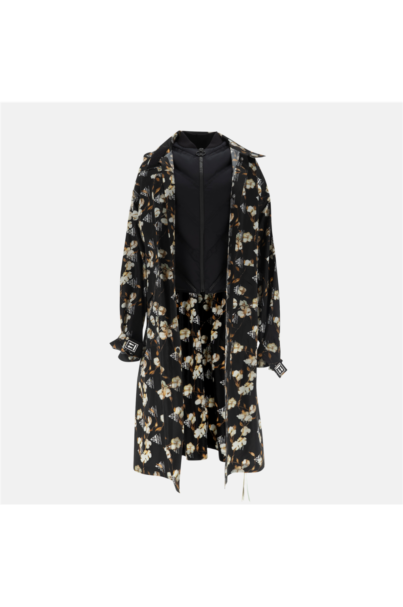 Lange Jacke Off-White
