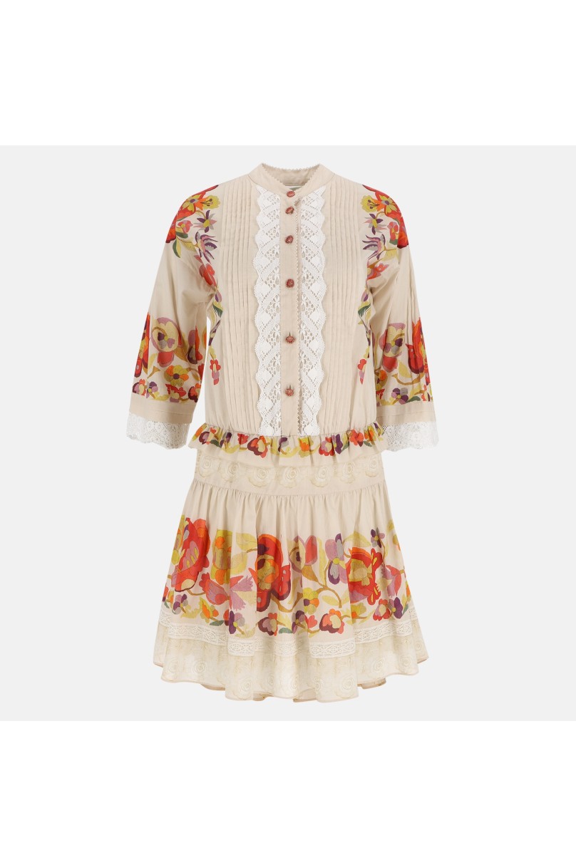 Kleid mit Knöpfen Etro