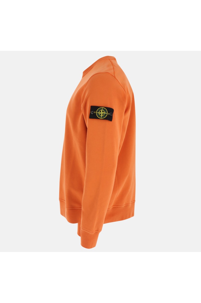 Orange stone island outlet sweater