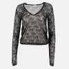 Saint Laurent Open Knit Top