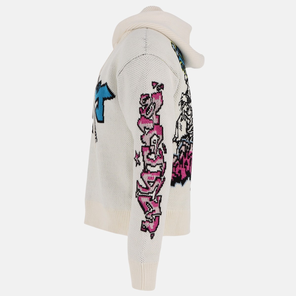 Pink and white off white outlet hoodie