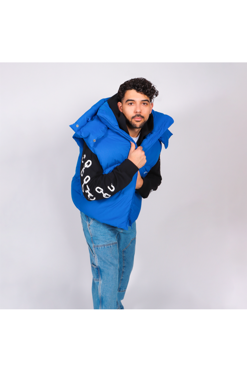 Ärmellose Daunenjacke Off-White