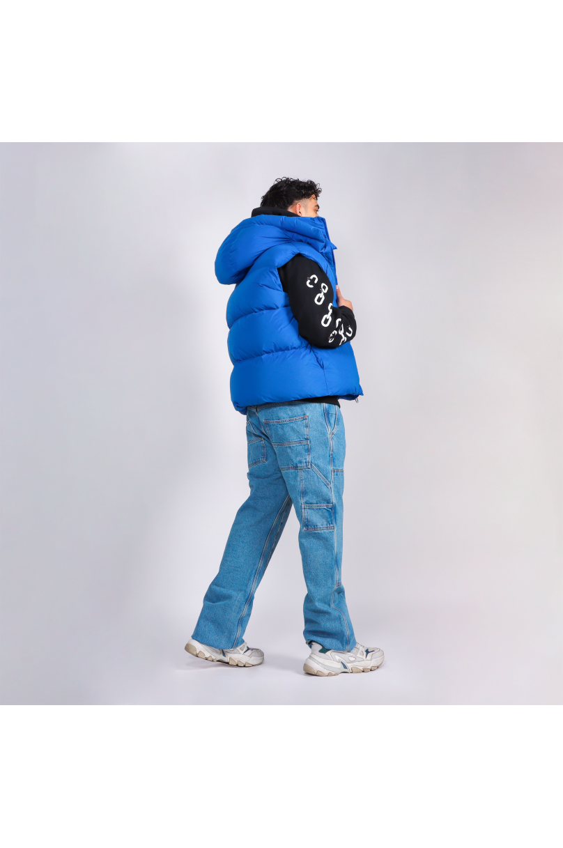 Ärmellose Daunenjacke Off-White