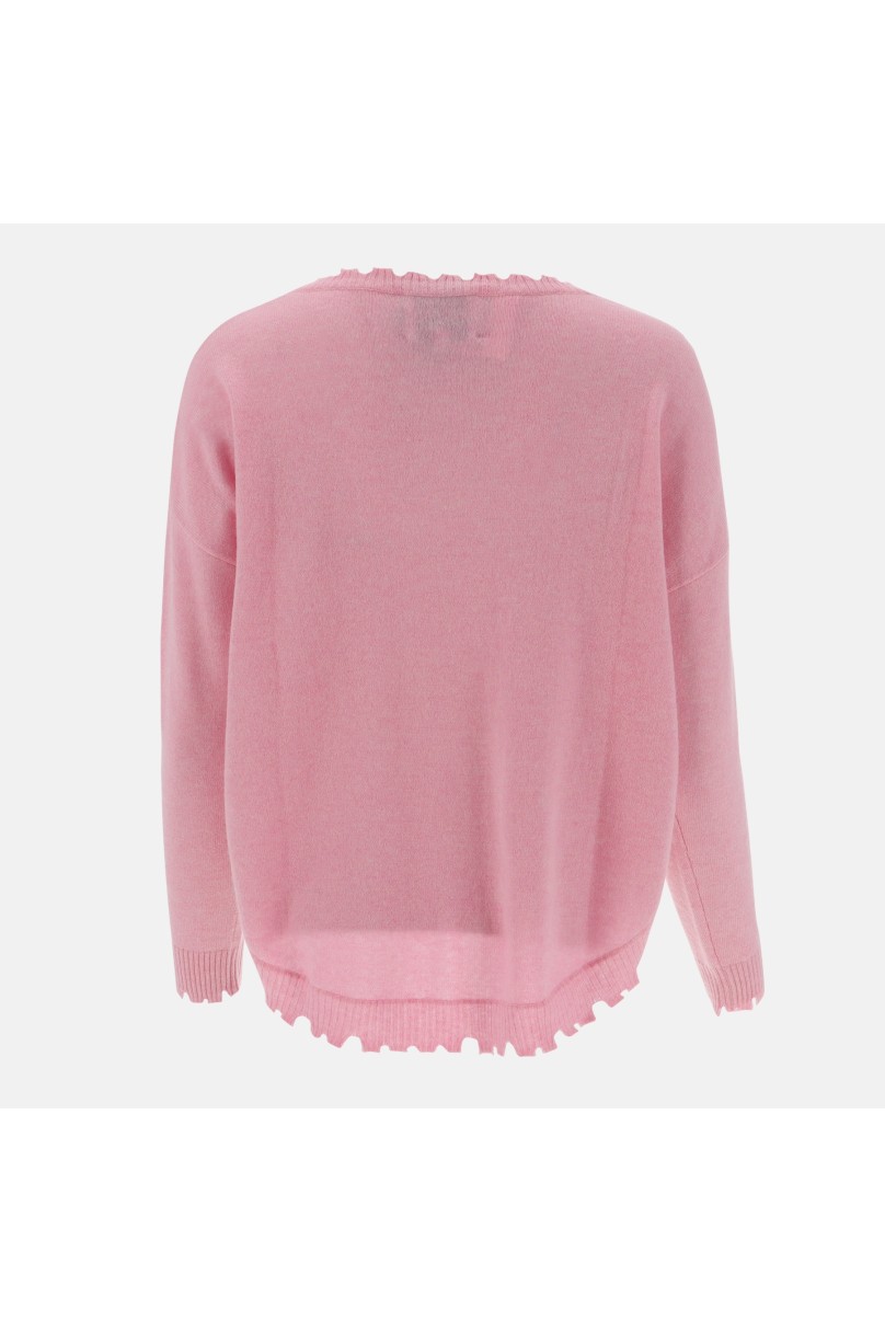 Pink Cashmere Jumpers - Kujten Cashmere Clothing