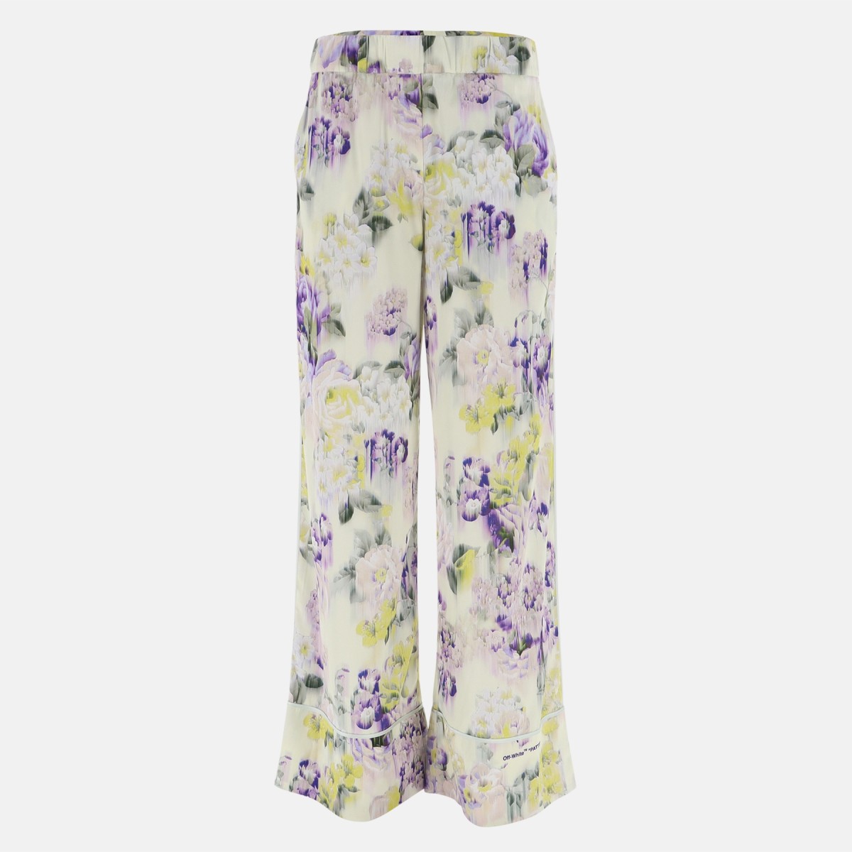 Hose Blümchen Off-White