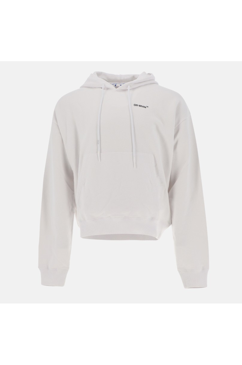 Kapuzen-Sweatshirt Off-White