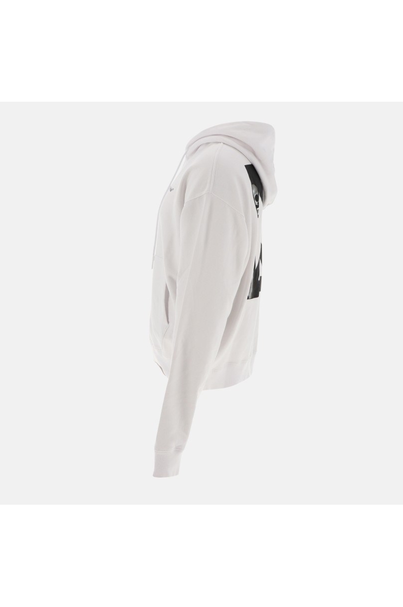 Kapuzen-Sweatshirt Off-White