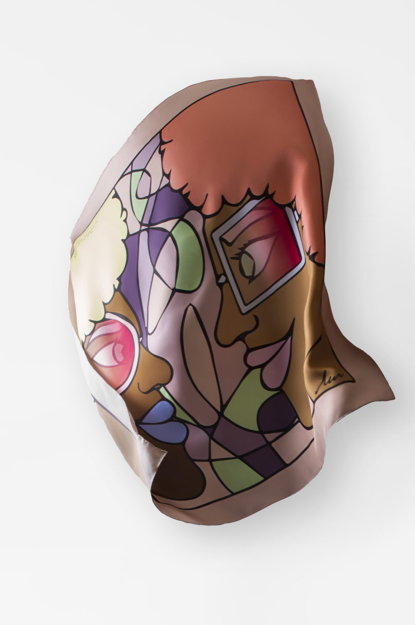 Foulard "Regarde dans mes yeux" Maison Kargani