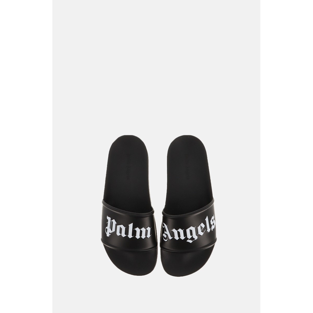 【PALM ANGELS】palm logo flipflops ld32 Logo rubber slides in multicoloured - Palm Angels Kids