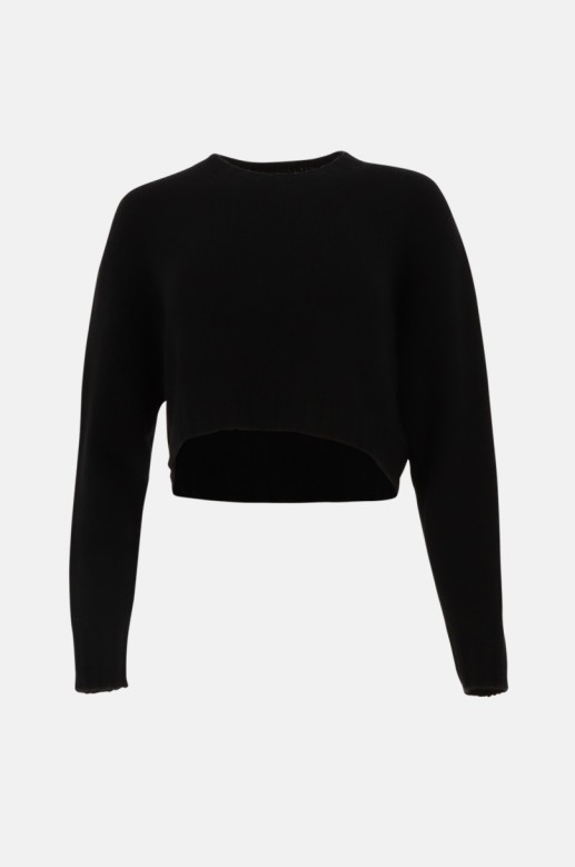 Palm angels crop clearance sweater