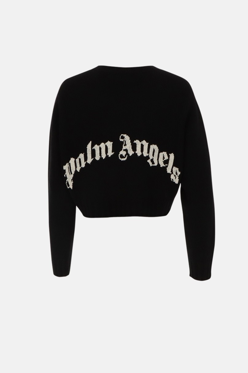 Palm angels 2025 crop sweater