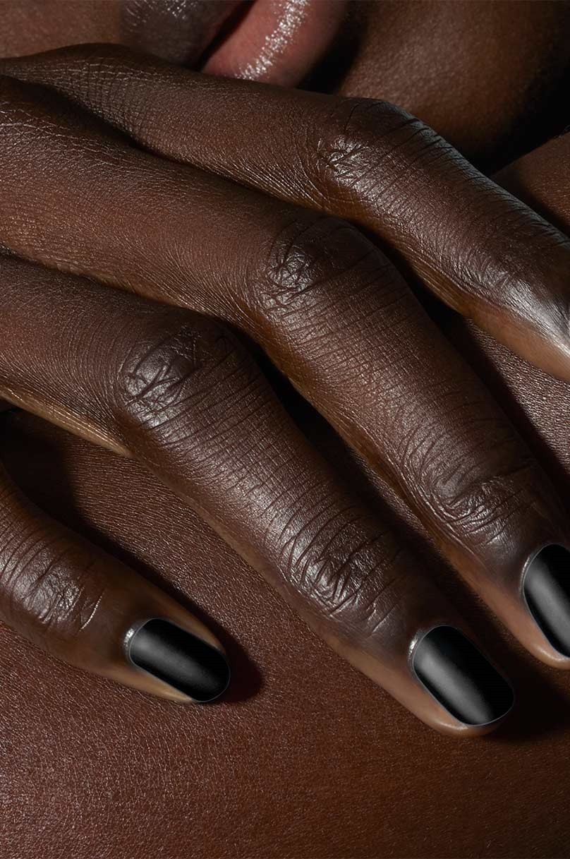 Watch Matte Black French Manicure | Nail Art Tutorials | Allure