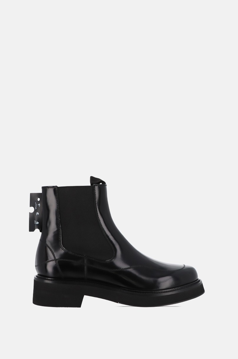 Bottines Chealsea Off-White - Outlet