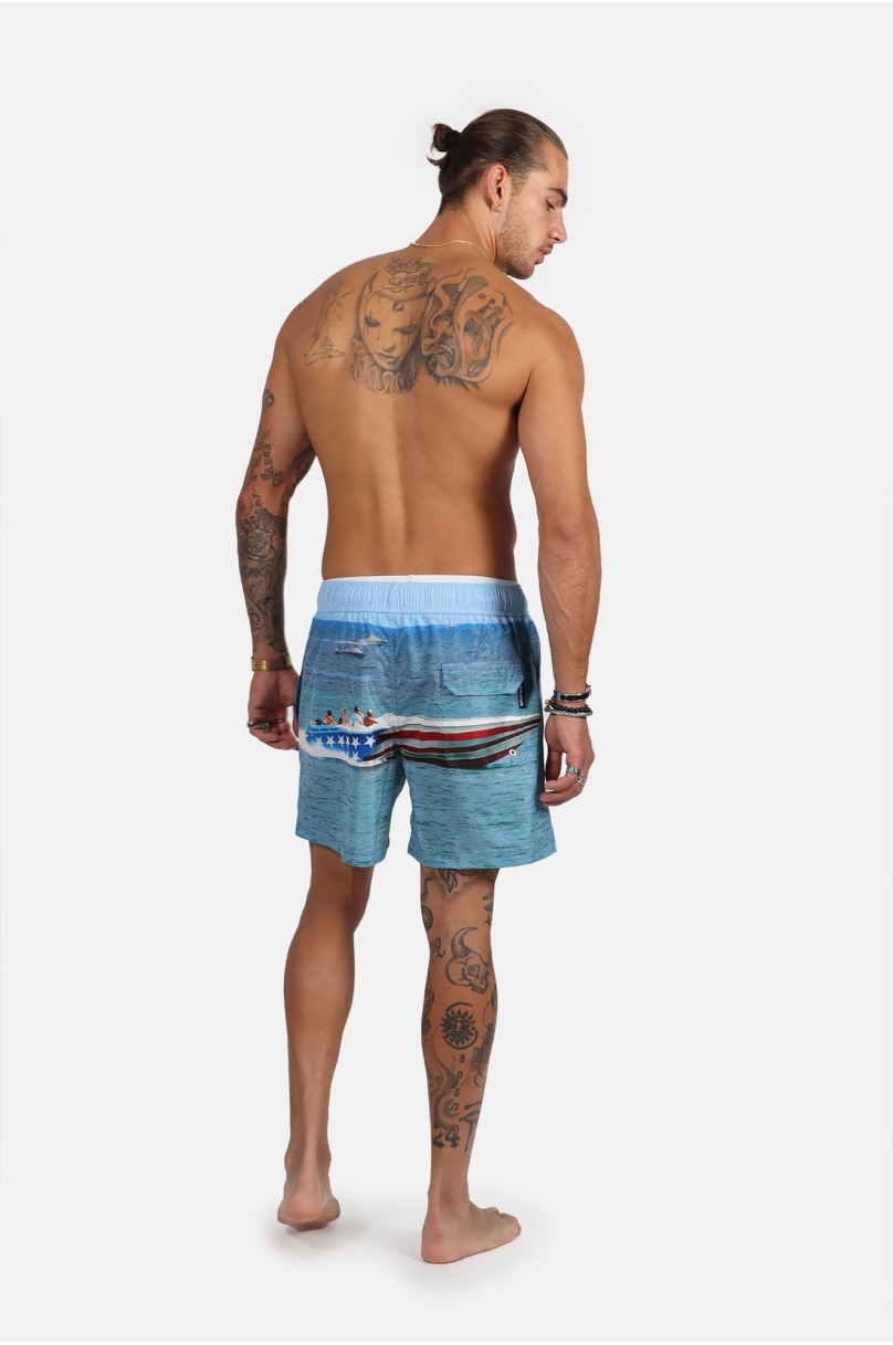 Short de bain palm retailer angels