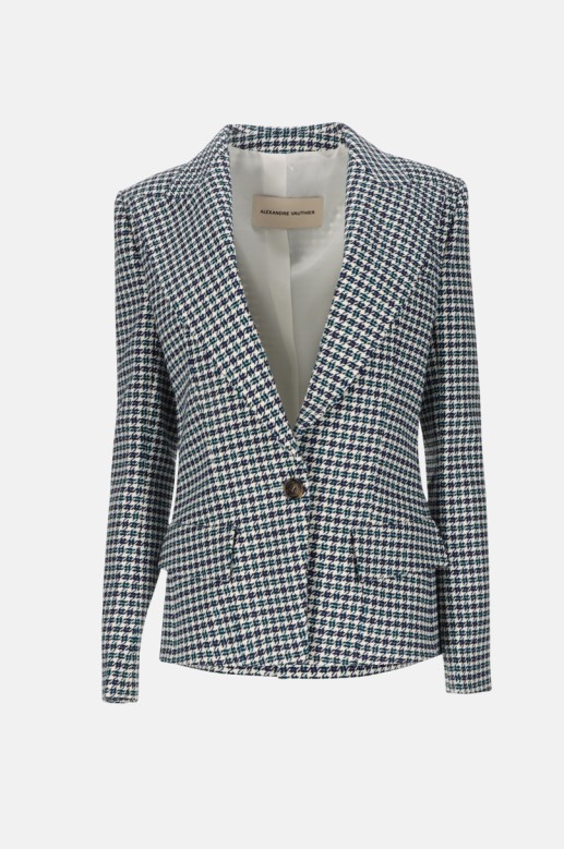 Blazer Hahnentritt Alexandre Vauthier
