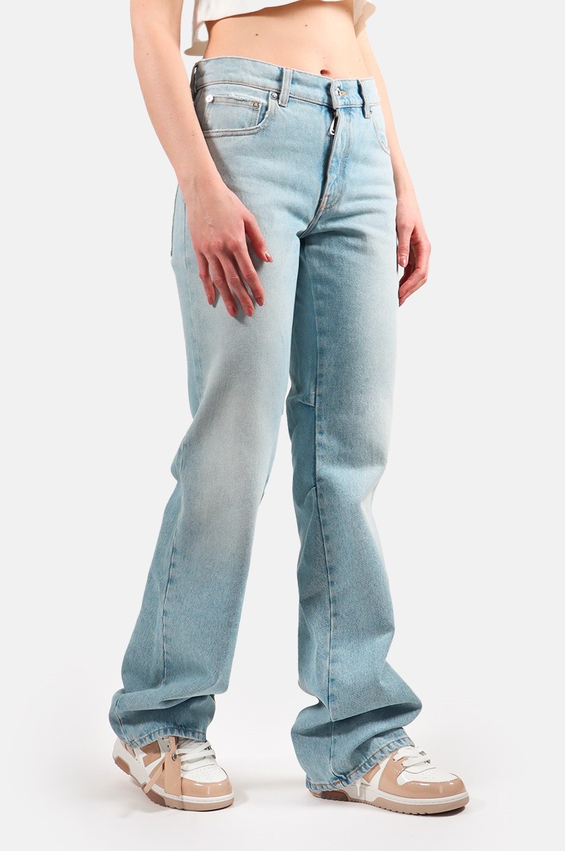 Baggy-Jeans Off-White