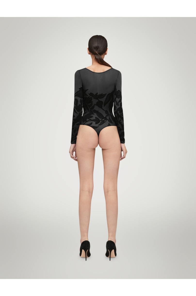  Wolford Lace Body black For Women : Clothing, Shoes