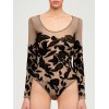 Wolford "Tatto string body" round neck bodysuit