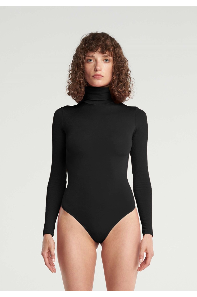 Wolford, Tops, Wolford Colorado Long Sleeve Turtleneck Bodysuit Black  Size Small