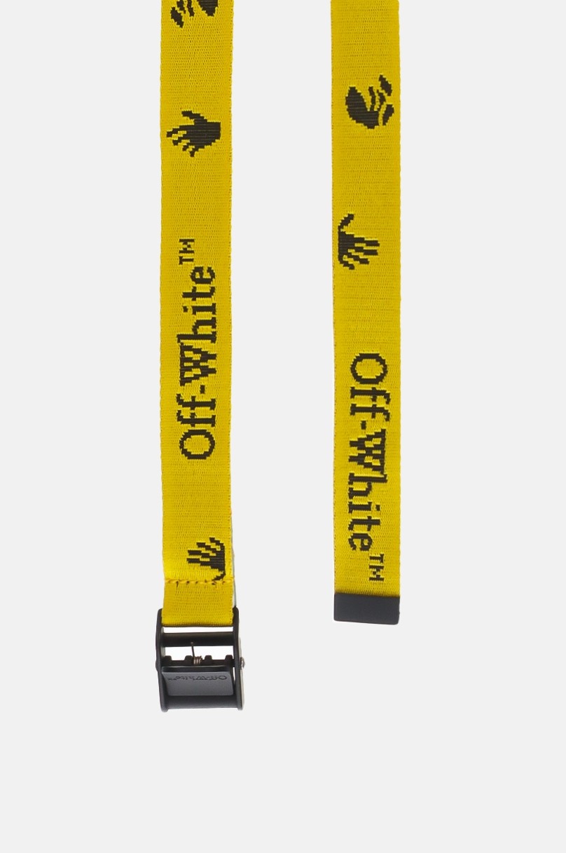 Mini Industrial belt in yellow - Off White