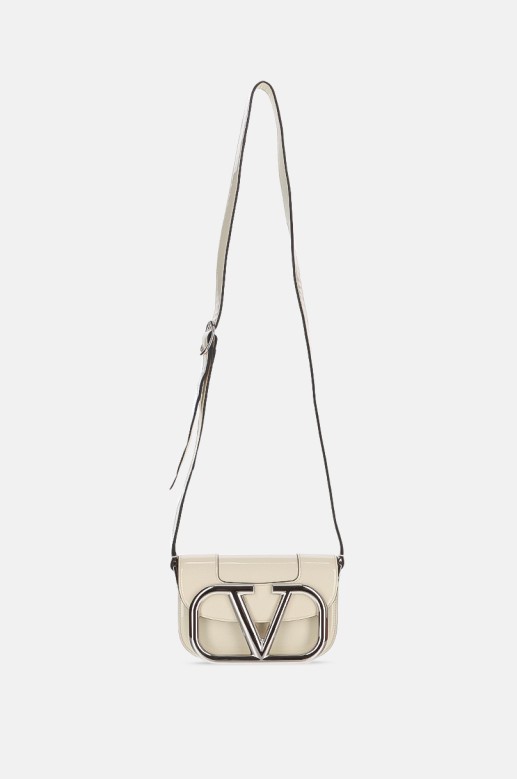 Patent bag with shoulder strap Valentino