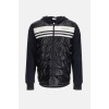 Two-material zipped cardigan Moncler