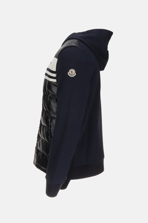 Two-material zipped cardigan Moncler