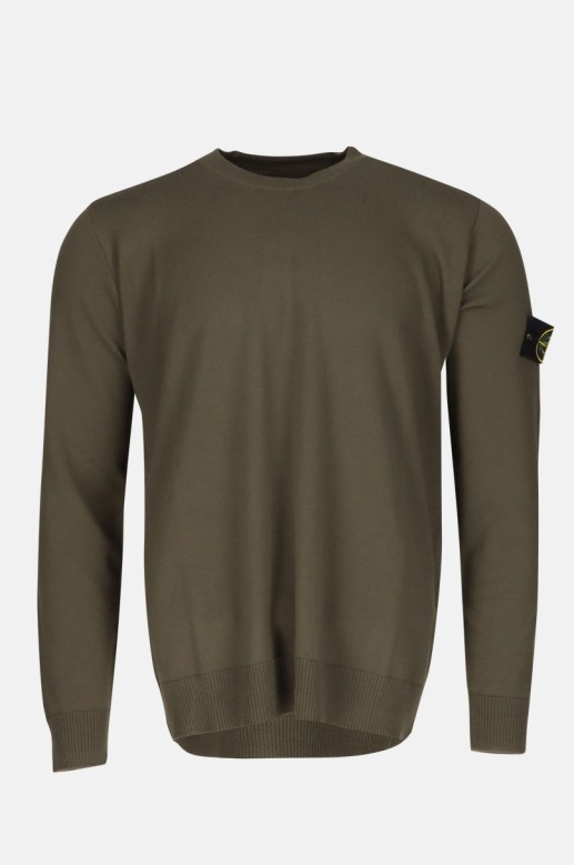 Stone island 2025 jumper khaki