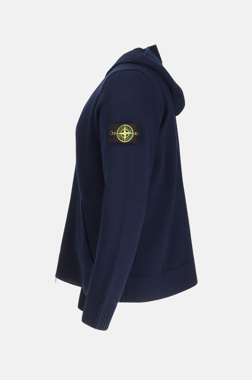 Stone island shop hooded cardigan