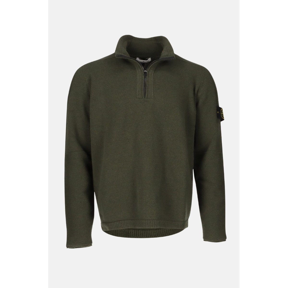 Pull col zipé Stone Island