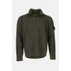 Pull col zipé Stone Island