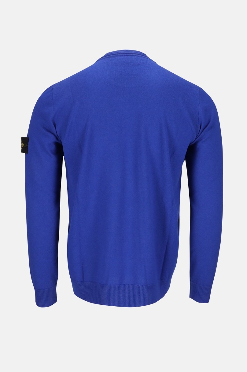 Blue stone island jumper clearance mens