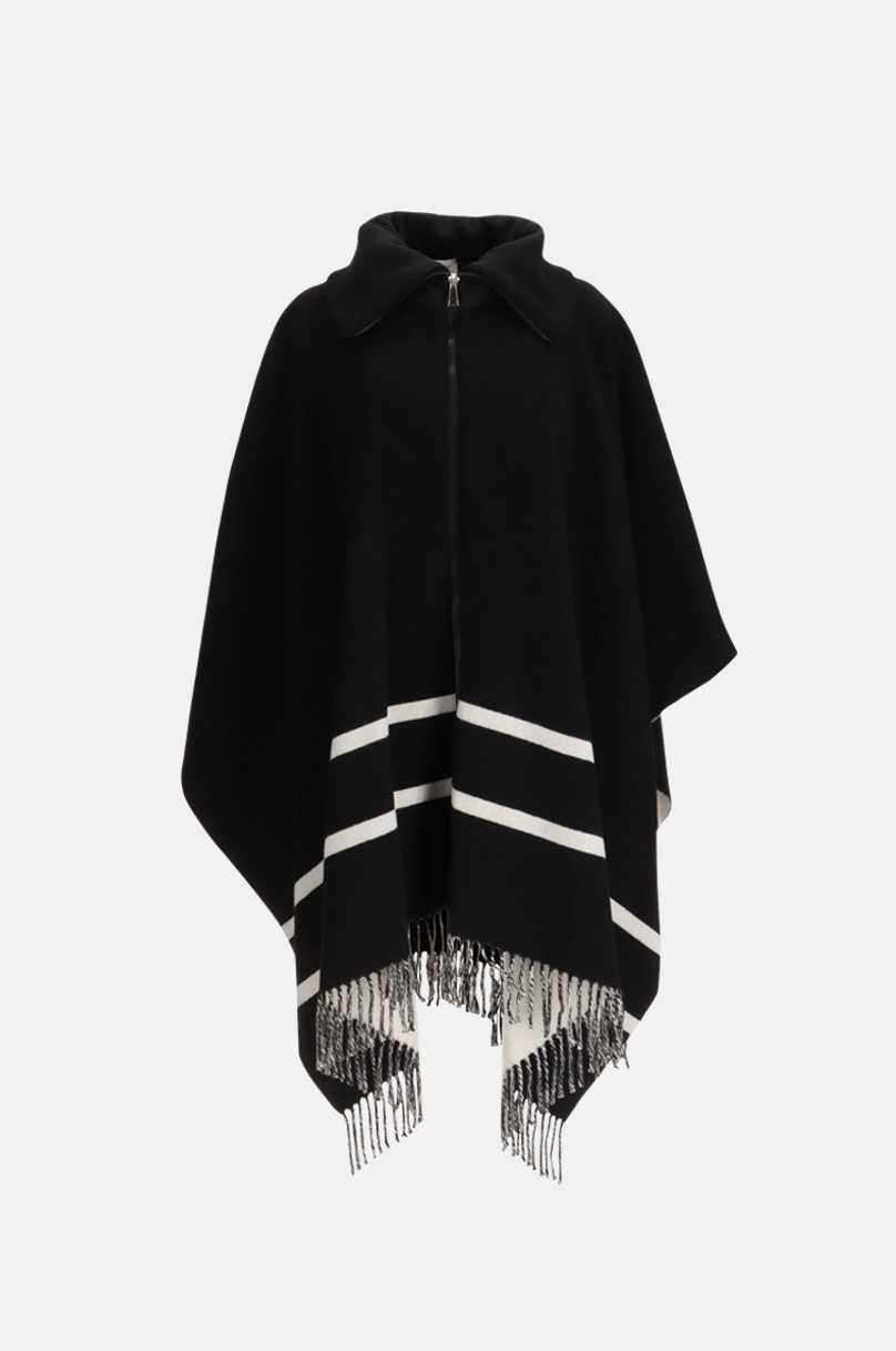 Cape en feutre de laine Moncler