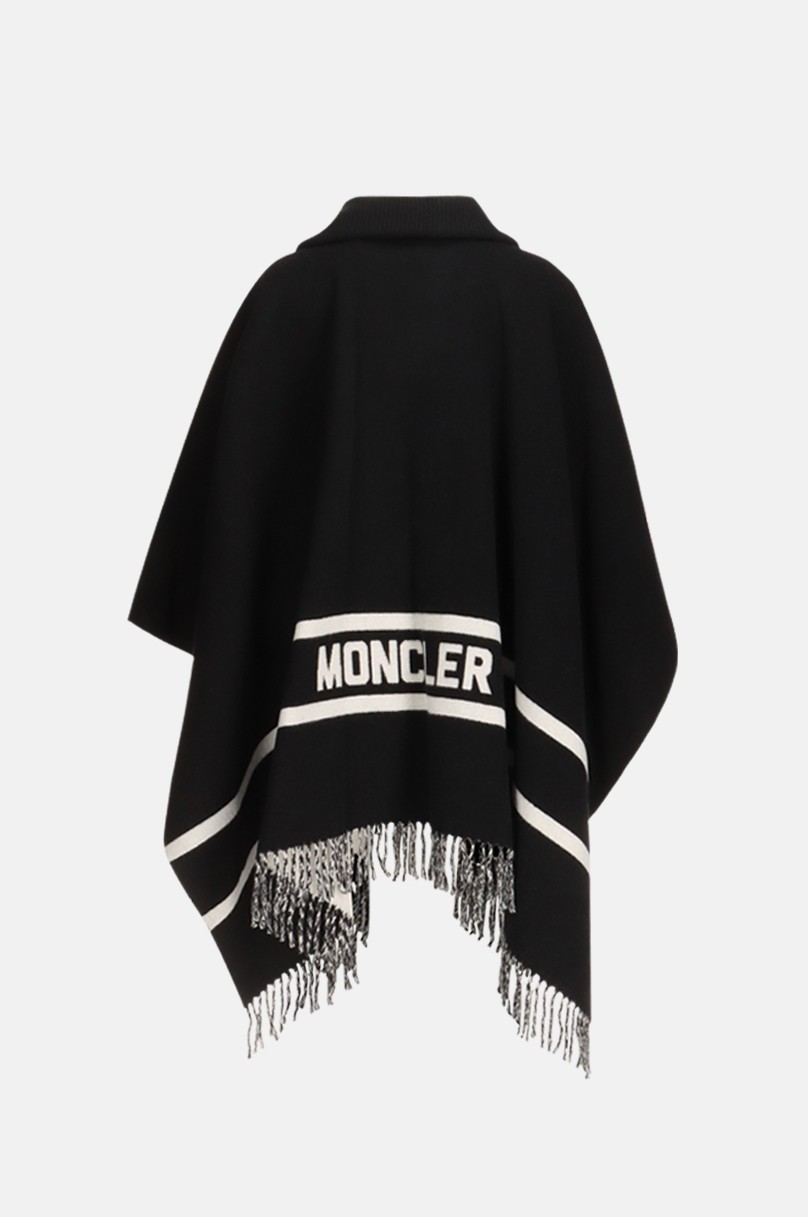 Cape en feutre de laine Moncler