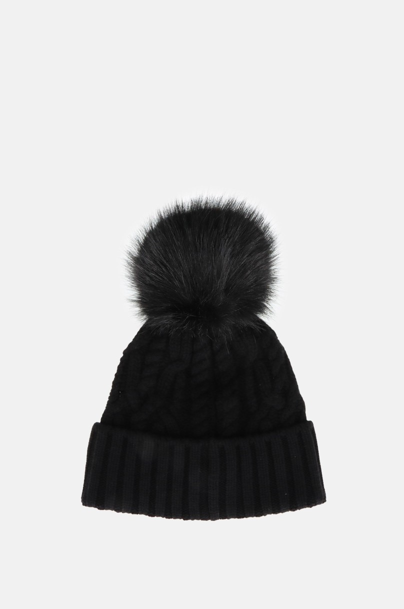 Bonnet moncler pompon best sale fourrure