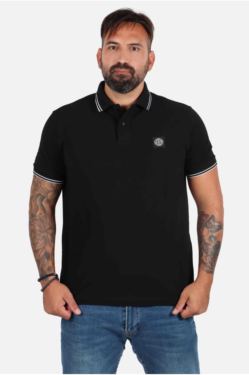 Polo stone island discount noir