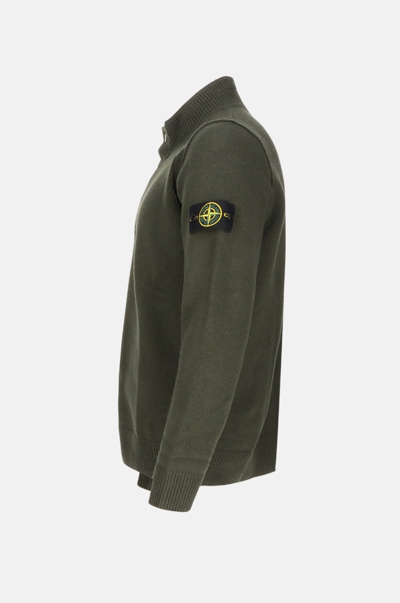 Pull avec un col zippé Stone Island