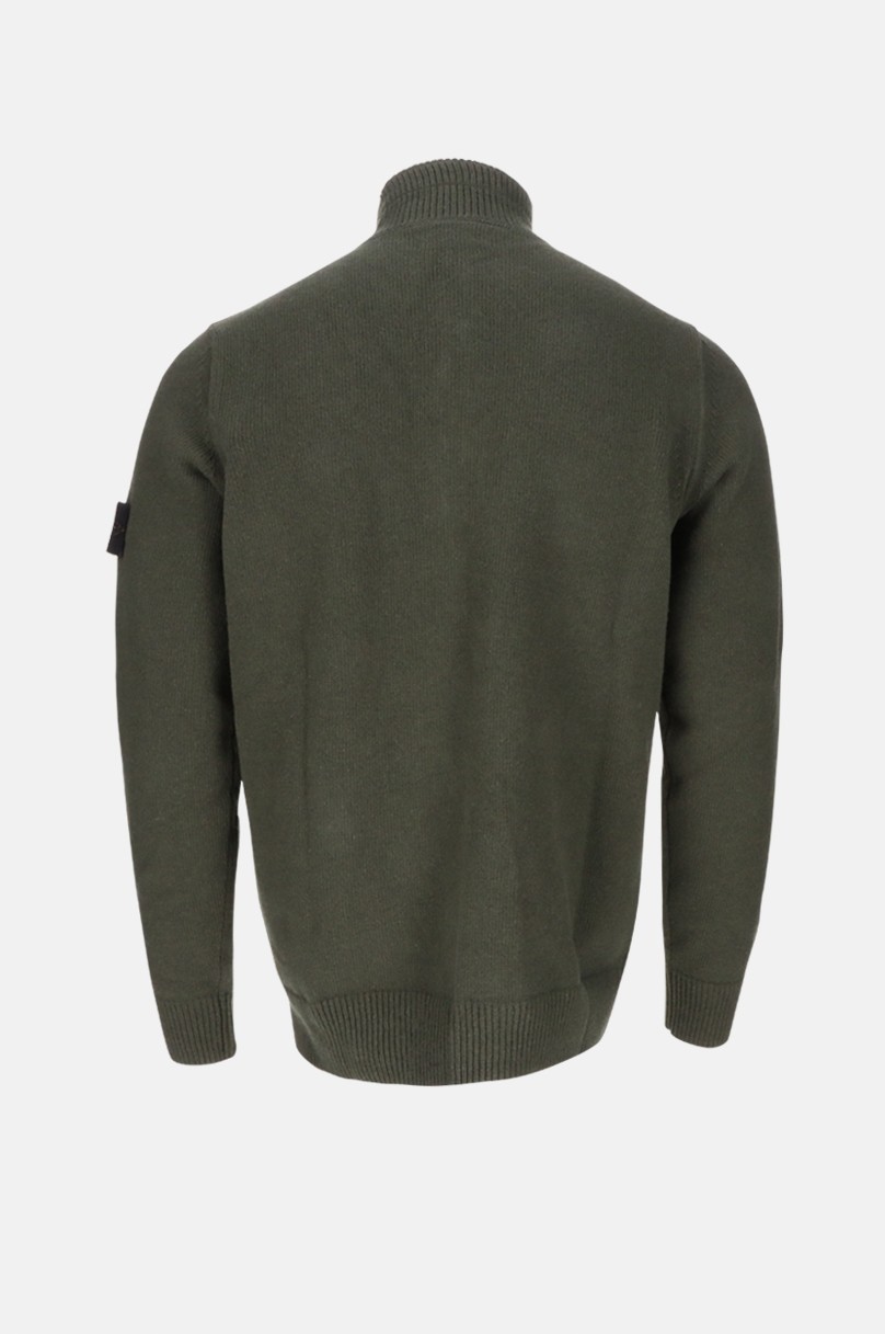 Pull avec un col zippé Stone Island