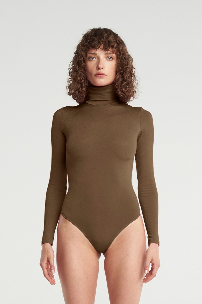 WOLFORD long sleeve bodysuit top size XS