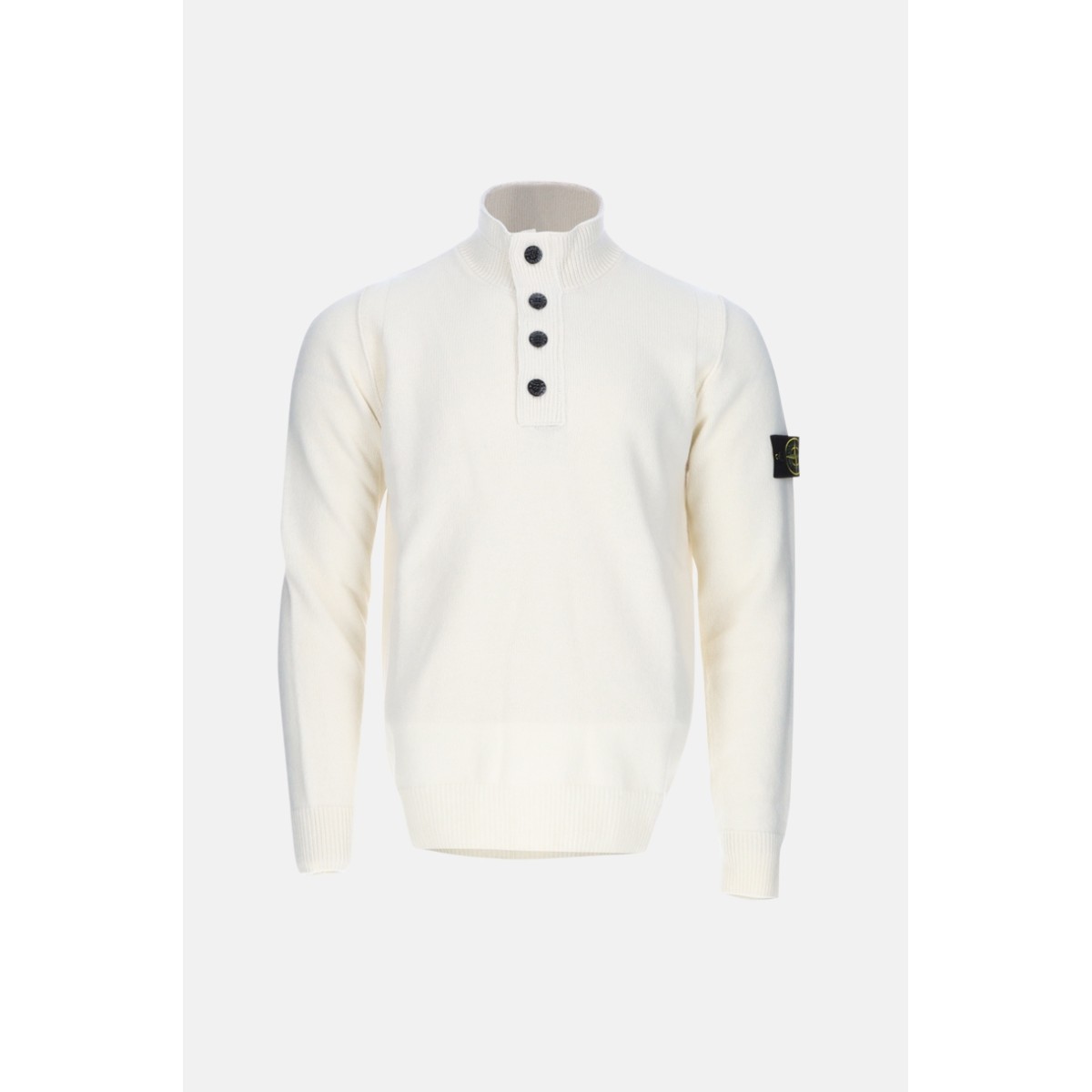 Sweater with zipped collar Stone Island