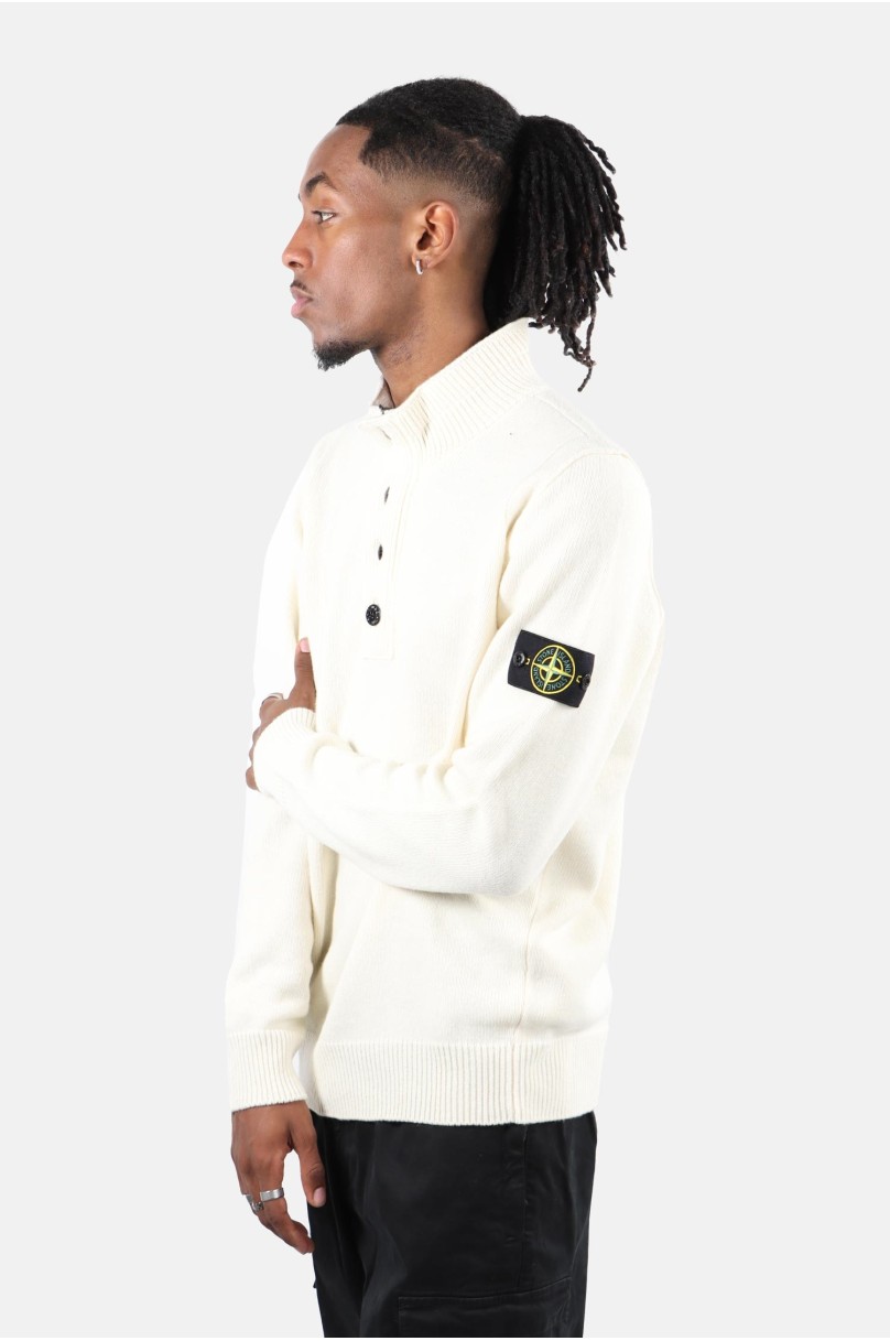 Sweater with zipped collar Stone Island