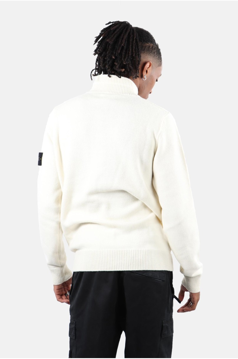 Pull avec un col zippé Stone Island