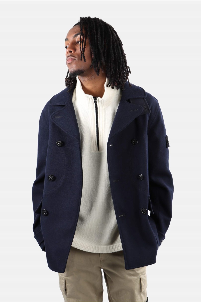 Manteau en laine Stone Island