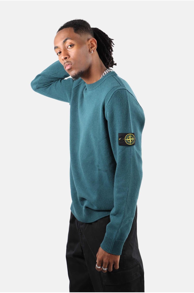 Stone island hotsell blue sweater