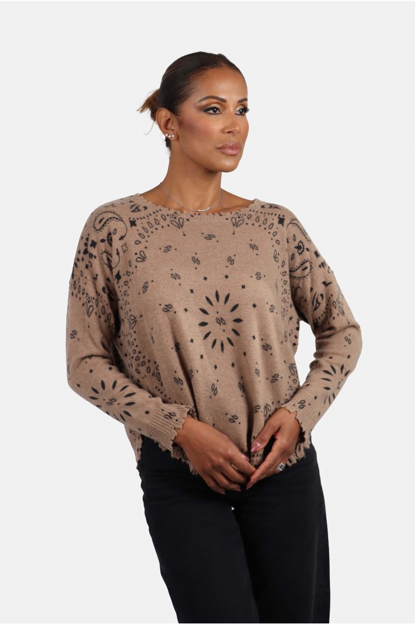 Mela Bandana Sweater Kujten